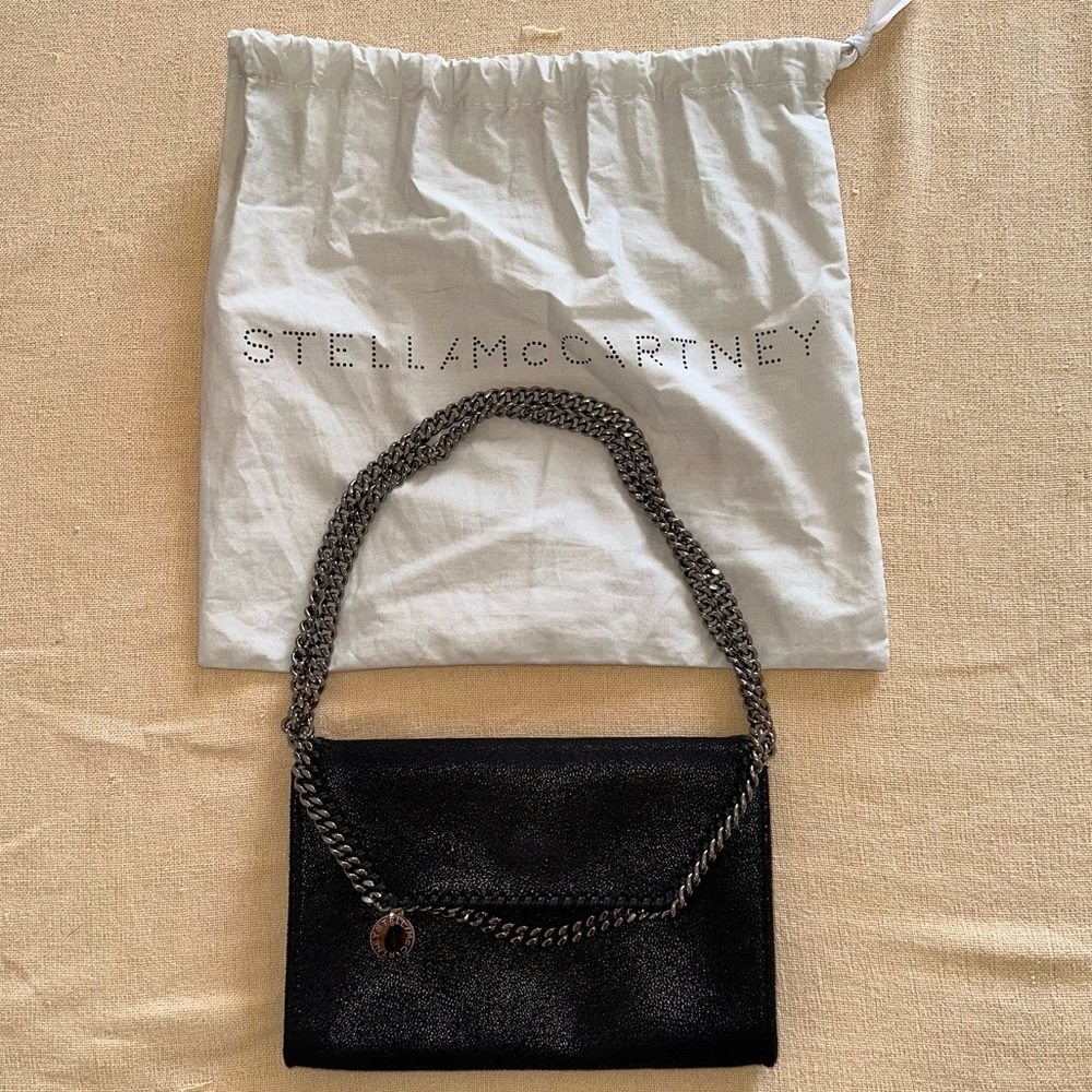 Stella McCartney Falabella Mini Shoulder Bag- Black